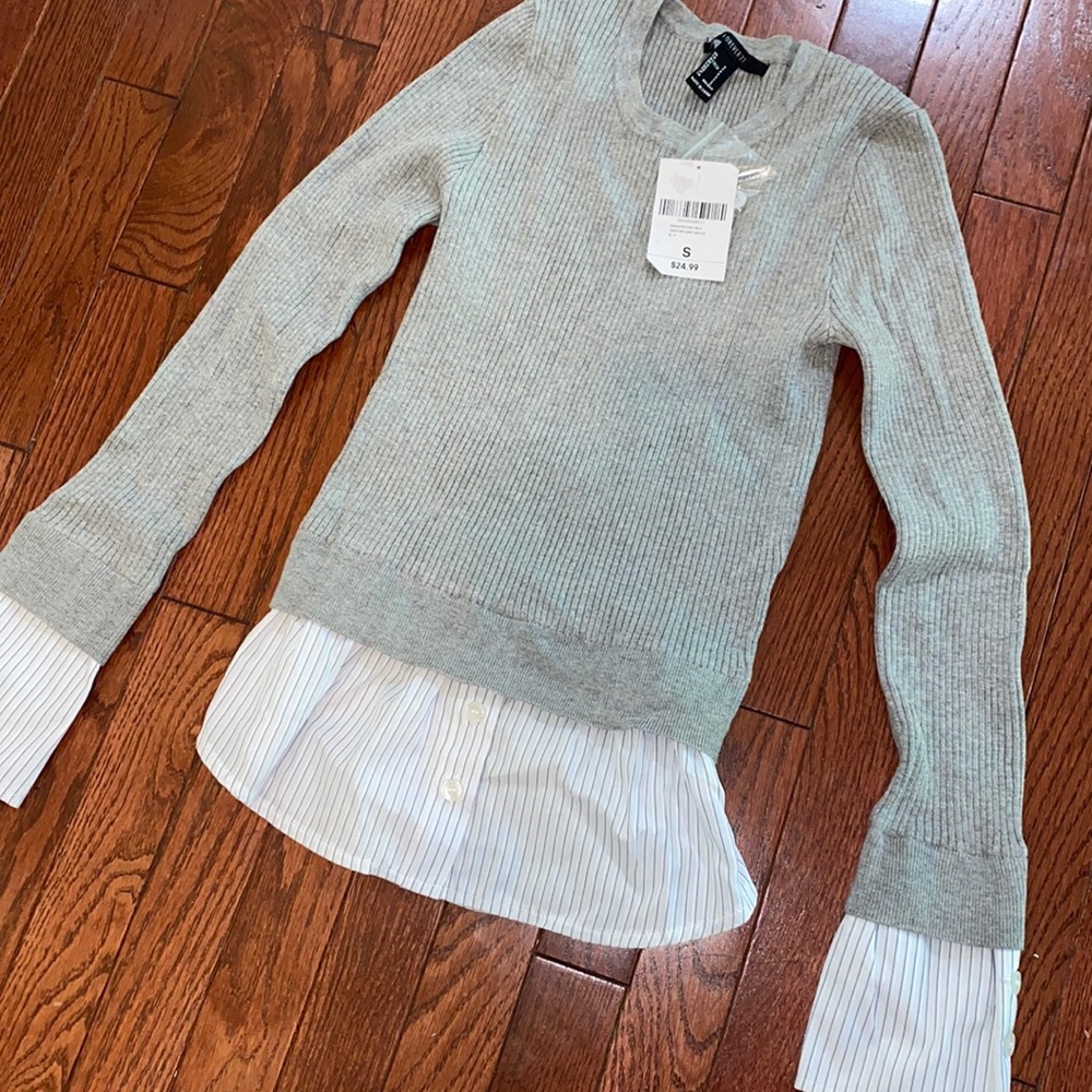 Forever 21 Sweater/Button Up Shirt
